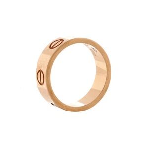 “C” Inspired Love Band Ring 18K Rose Gold Size 7